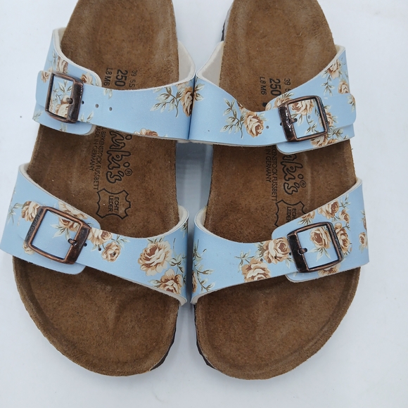 Birkenstock Blue Floral Sandals - Picture 5 of 16